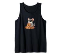 Lindo diseño de Dibujos Animados de Galletas Ninja Mouse Camiseta sin Mangas