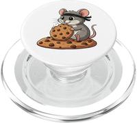 Lindo diseño de Dibujos Animados de Galletas Ninja Mouse PopSockets PopGrip para MagSafe