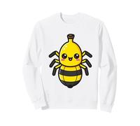 Lindo diseño de Insectos de Dibujos Animados con Forma de araña Banana Kawaii Sudadera