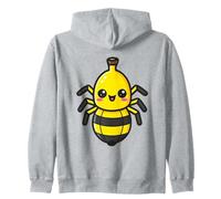 Lindo diseño de Insectos de Dibujos Animados con Forma de araña Banana Kawaii Sudadera con Capucha