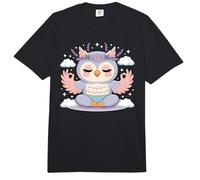 Lindo diseño de Mandala con diseño de búho de Yoga para atención Plena Comfort Colors Adult Heavyweight T-Shirt
