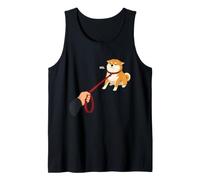 Lindo diseño de Perro Shiba Inu Nope Doge Divertido Camiseta sin Mangas