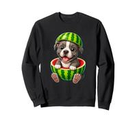 Lindo diseño de Verano de sandía de Dibujos Animados de Pitbull Sudadera