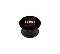 Lindo diseño del día de Acción de Gracias otoño otoño Divertido Pavo engullir PopSockets PopGrip Adhesivo