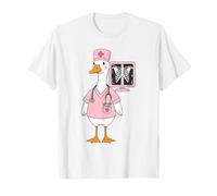 Lindo diseño Profesional médico de la radiografía de la Enfermera Ganso Camiseta
