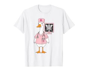 Lindo diseño Profesional médico de la radiografía de la Enfermera Ganso Camiseta