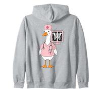 Lindo diseño Profesional médico de la radiografía de la Enfermera Ganso Sudadera con Capucha