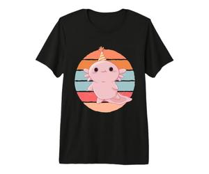 Lindo diseño Retro de Fiesta Axolotl Camiseta Premium