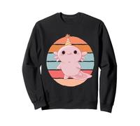 Lindo diseño Retro de Fiesta Axolotl Sudadera