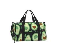 Lindo diseño sin Costuras de corazón de Aguacate,Bolso Deportivo Bandolera de Mano, Bolsa de Deporte, Bolsa de Viaje de Gran Capacidad para Mujeres y Hombres.
