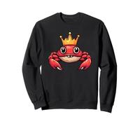 Lindo disfraz de cangrejo con corona para niños y niñas Sudadera