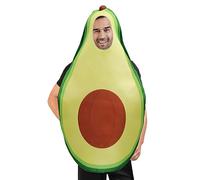 Lindo disfraz de cosplay de aguacate - traje de frutas hombres mujeres adultos | Disfraces divertidos Eventos de de Halloween Reuniones divertidas, disfraz ligero them