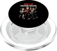 Lindo Disfraz de Maestra de Back To School Hello Second Grade para Mujer PopSockets PopGrip para MagSafe