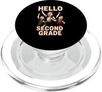 Lindo disfraz de maestra de Back To School Hello Second Grade para mujer PopSockets PopGrip para MagSafe