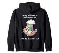 Lindo Disfraz de Nutria arcoíris para ser un Animal de Nutria Sudadera con Capucha