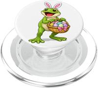 Lindo Disfraz de Rana Vestida como Conejo de Pascua Divertido PopSockets PopGrip para MagSafe
