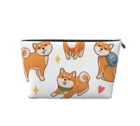 Lindo, Divertido, Shiba inu, Bolsa de artículos de tocador Bolsa de Maquillaje Bolsa de cosméticos Bolsa de artículos de tocador de Viaje portátil