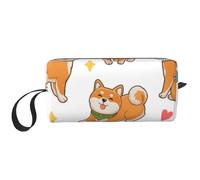 Lindo, Divertido, Shiba inu, Bolsa de Maquillaje Bolsa de cosméticos Bolsa de artículos de tocador de Viaje portátil Bolsa de Maquillaje