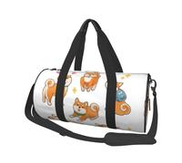 Lindo, Divertido, Shiba inu, Bolsa de Viaje de Gran Capacidad, Bolso Redondo, Bolsa de Viaje Deportiva, Bolsa de Mano, Bolsa de Fitness