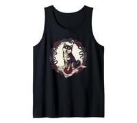 Lindo Divertido Shiba-Inu Perro Cachorro Japón Bandera Romance Oscuro Camiseta sin Mangas