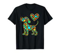 Lindo Dot Day Dog Adopte Dogs Squad Rescue Mom Canine Amante Camiseta