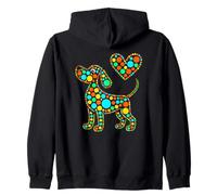Lindo Dot Day Dog Adopte Dogs Squad Rescue Mom Canine Amante Sudadera con Capucha