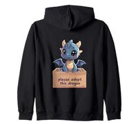 Lindo dragón Busca un hogar Sudadera con Capucha