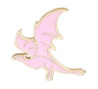 Lindo Dragón Esmalte Pin Negro Blanco Monstruo Broche Para Camisa Bolsa De Solapa, Normal, Metal no precioso