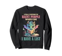 Lindo Dragón Haunt People Divertido Bookish Fantasía Humor Sudadera