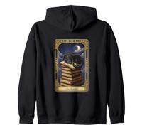 Lindo Dragón Leyendo Libros Tarot Tarjeta El Lector Sudadera con Capucha