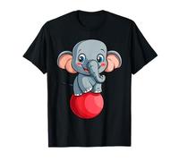 Lindo Elefante con Bola Camiseta