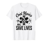 Lindo EMT Mamá Paramédico Cool Mamás Salvar Vidas Camiseta