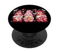 Lindo Enfermera RN ICU ER gnomos San Valentín Trabajador médico PopSockets PopGrip Adhesivo