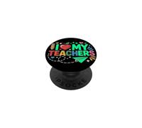 Lindo enseña a amar e Inspirar a Hombres y Mujeres profesoras PopSockets PopGrip Adhesivo