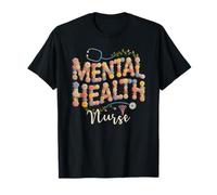 Lindo Equipo de Bienestar Cottagecore de enfermería de Salud Mental Camiseta