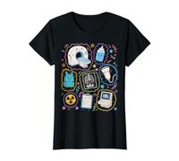 Lindo Equipo de imágenes médicas de radiología Kawaii X Ray Tech Camiseta gráfica económica, Mujer, Negro, XS
