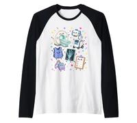Lindo Equipo de imágenes médicas de radiología Kawaii X Ray Tech Camiseta Manga Raglan