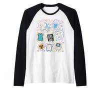 Lindo Equipo de imágenes médicas de radiología Kawaii X Ray Tech Camiseta Manga Raglan
