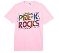 Lindo Equipo de Profesores de música del Primer día de Preschool Princess Rocks Comfort Colors Adult Heavyweight T-Shirt