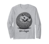 Lindo Erizo No un abrazador Introvertido tímido ansioso Antisocial Manga Larga