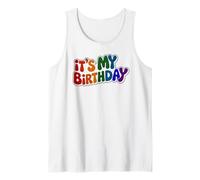 Lindo, es mi cumpleaños, niño, niña, Candy Crew Dude, Surprise 3rd Camiseta sin Mangas