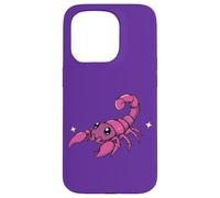Lindo Escorpión del Zodiaco Escorpio - Adorable Animal de astrología Carcasa para iPhone 15 Pro