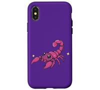 Lindo Escorpión del Zodiaco Escorpio - Adorable Animal de astrología Carcasa para iPhone X/XS
