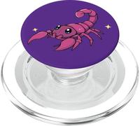 Lindo Escorpión del Zodiaco Escorpio - Adorable Animal de astrología PopSockets PopGrip para MagSafe