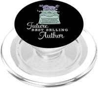 Lindo Escritor Futuro más Vendido Autor - Pretty Typewriter PopSockets PopGrip para MagSafe