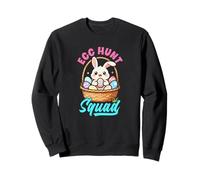 Lindo escuadrón de Caza de Huevos del Domingo de Pascua Sudadera