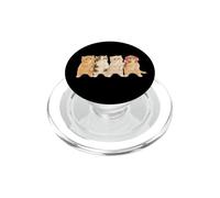 Lindo Escuadrón de Gatitos Bailando Esponjoso PopSockets PopGrip para MagSafe