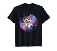 Lindo Espacio Astronauta Mono Galaxia para niños Camiseta