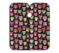 Lindo Estampado Animal De Búho Colorido Barberos Delantal Impermeable Cortar Cabello Delantal Ajustable Capas De Corte Peluqueria Para Peluquero Niños Peluquería 140X168Cm
