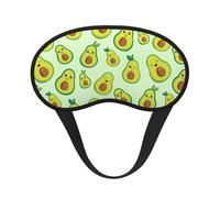 Lindo estampado de aguacate, Cubiertas oculares completas, antifaces para dormir que bloquean la luz, orejeras opacas para dormir